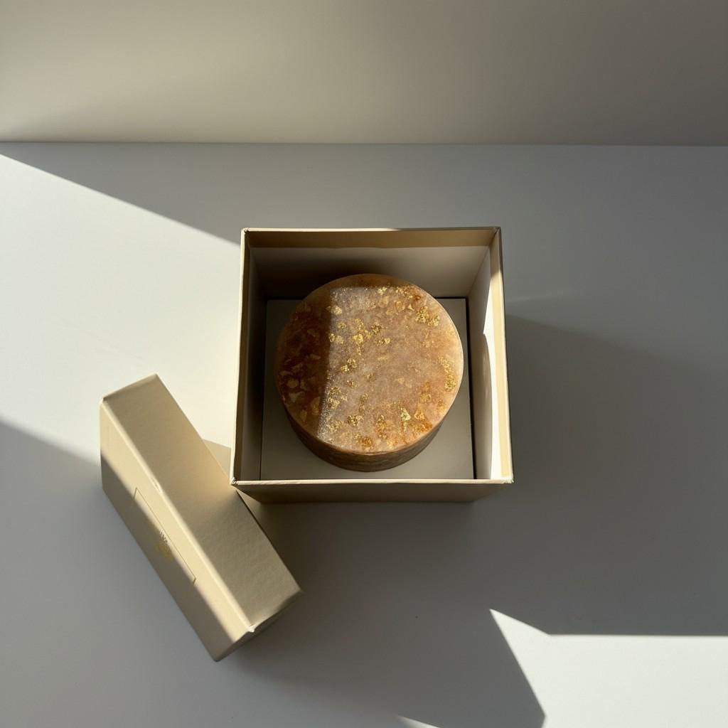 Earth Harmony – Smoky Quartz  Energy Ritual Candle | Luxury Crystal Soy Candle