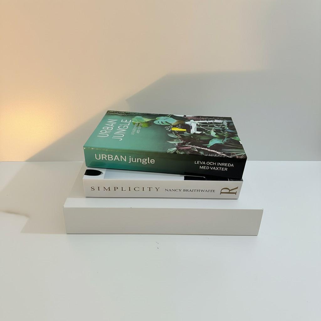 Luxury Decorative Book Box Set (2 Pieces) — Urban Jungle Interior Coffee Table Decor
