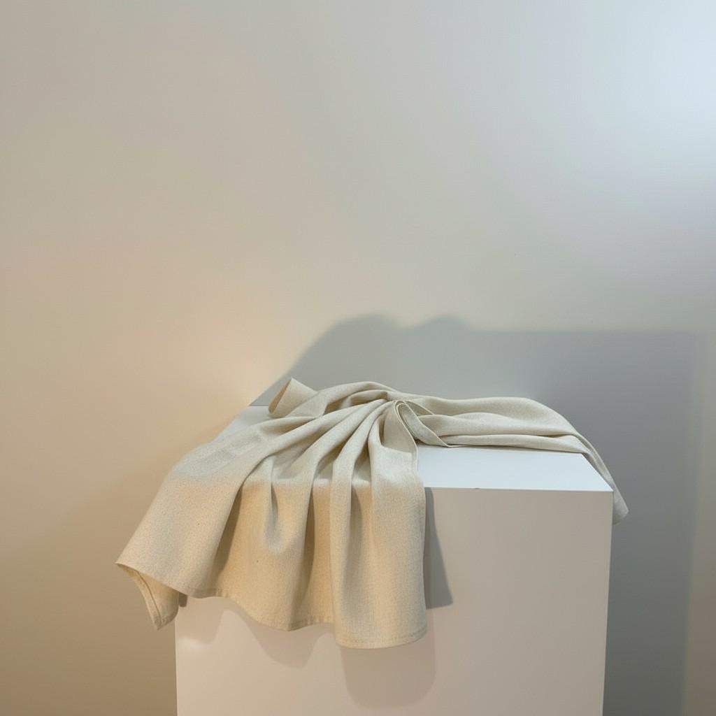 Ecru Linen Table Runner 50x150 cm – Calm Luxury Table Styling