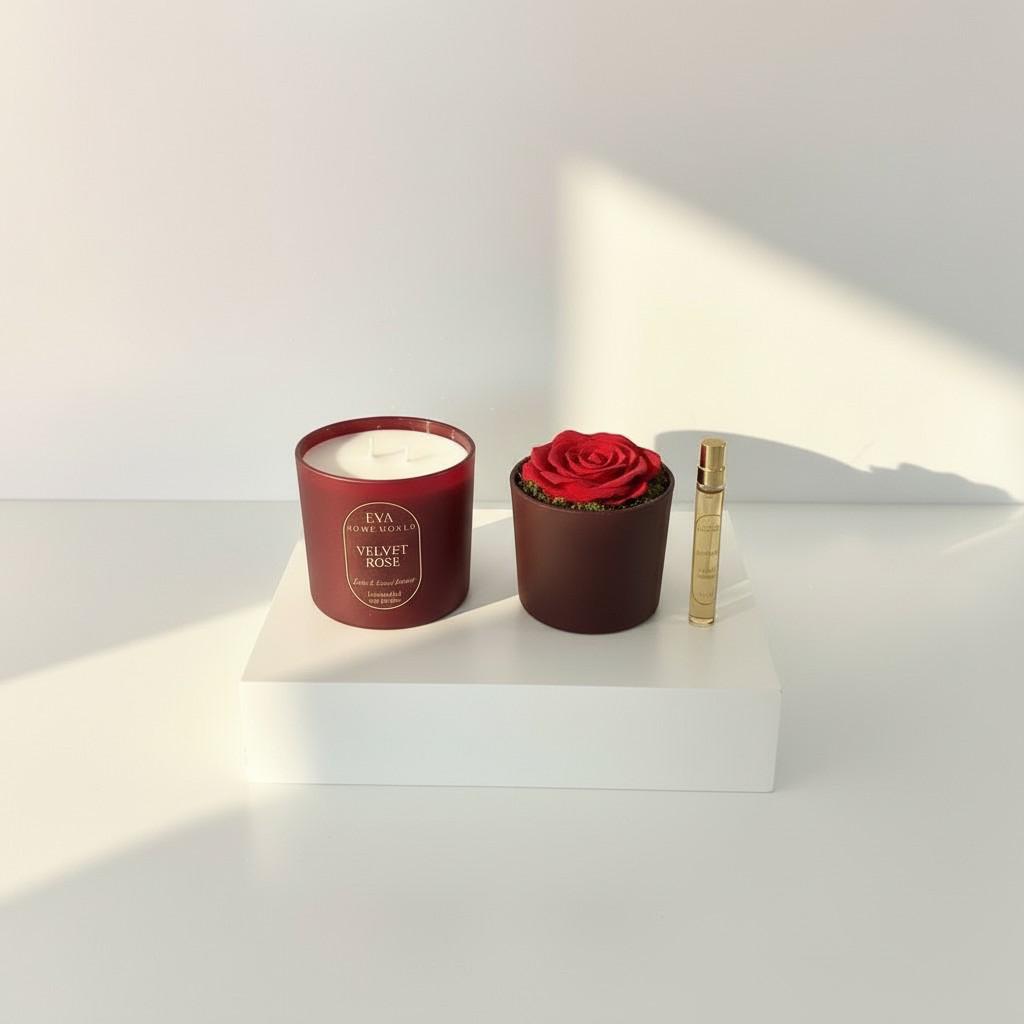 Velvet Rose – Love & Grace Energy Ritual Set (Glass Edition)