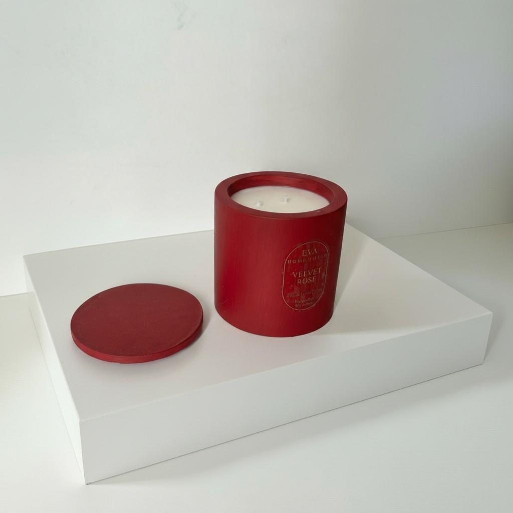 Velvet Rose – Love &amp; Grace Energy Candle (10x10 cm Luxury Soy Wax)