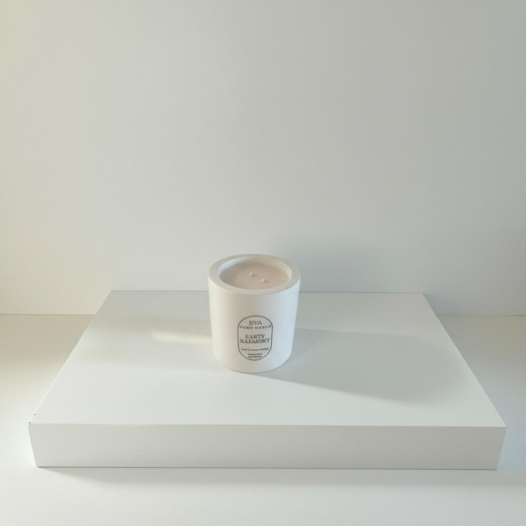Earth Harmony – Balance &amp; Grounding Energy Candle (10x10 cm Luxury Ritual Edition)