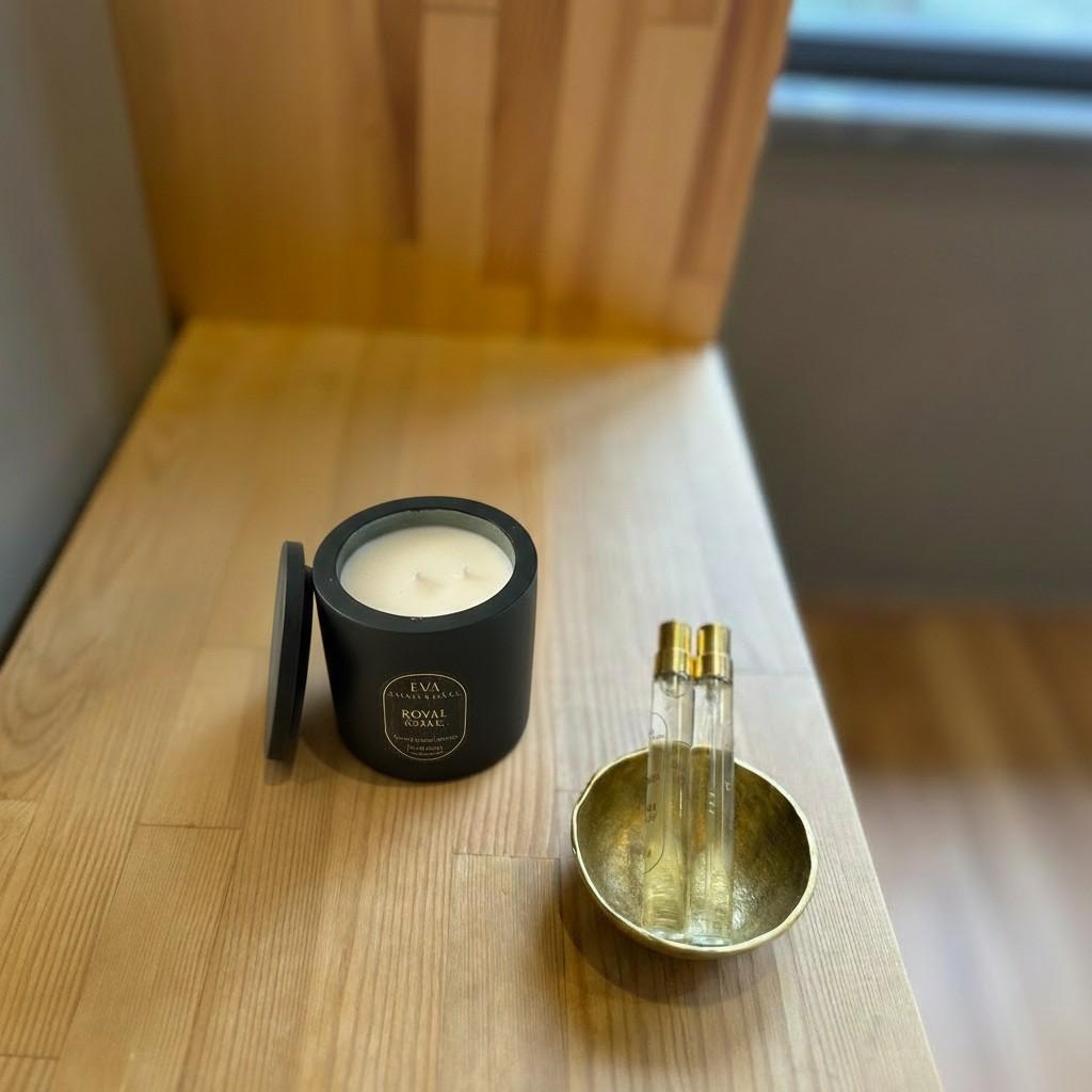 Royal Spice – Strength &amp; Warmth Energy Candle (10x10 cm Luxury Ritual Edition)