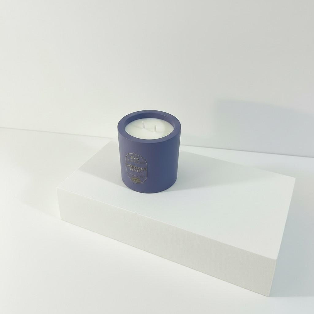 Lavender Peace – Stillness &amp; Clarity Energy Candle (10x10 cm Luxury Ritual Edition)