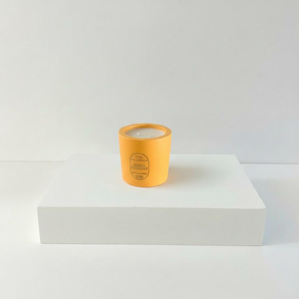 Citrus Harmony – Joy &amp; Vitality Energy Candle (10x10 cm Luxury Ritual Edition)