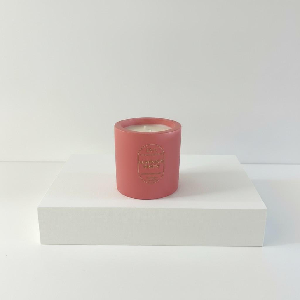 Luminous Bloom – Light &amp; Self-Awareness Energy Candle (10x10 cm Luxury Ritual Edition)