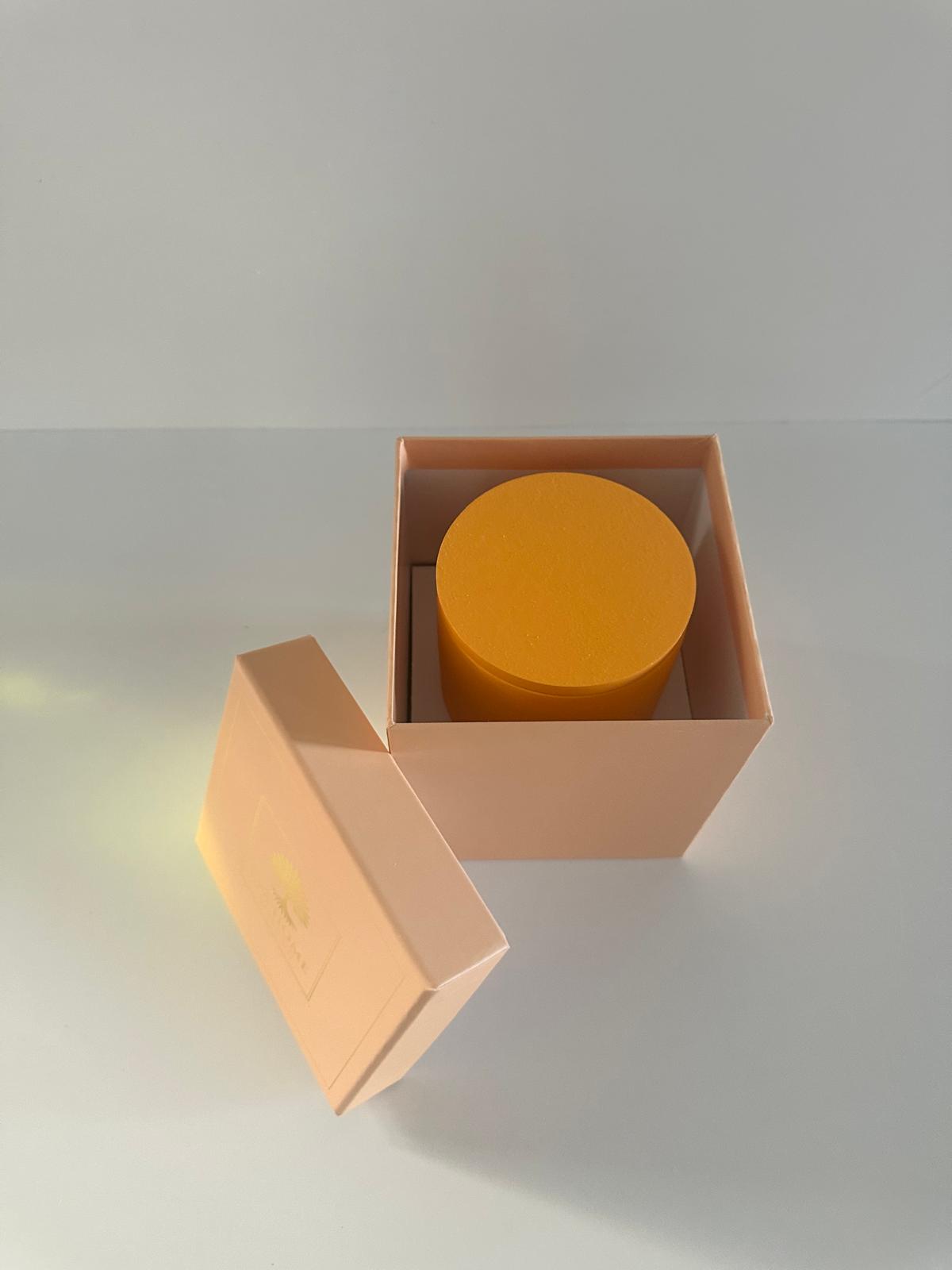 Citrus Harmony – Joy &amp; Vitality Energy Candle (10x10 cm Luxury Ritual Edition)