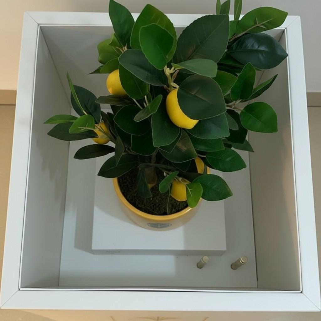 Citrus Harmony Medium Vase — Fresh Vibrant Luxury Decor (20x20 cm)