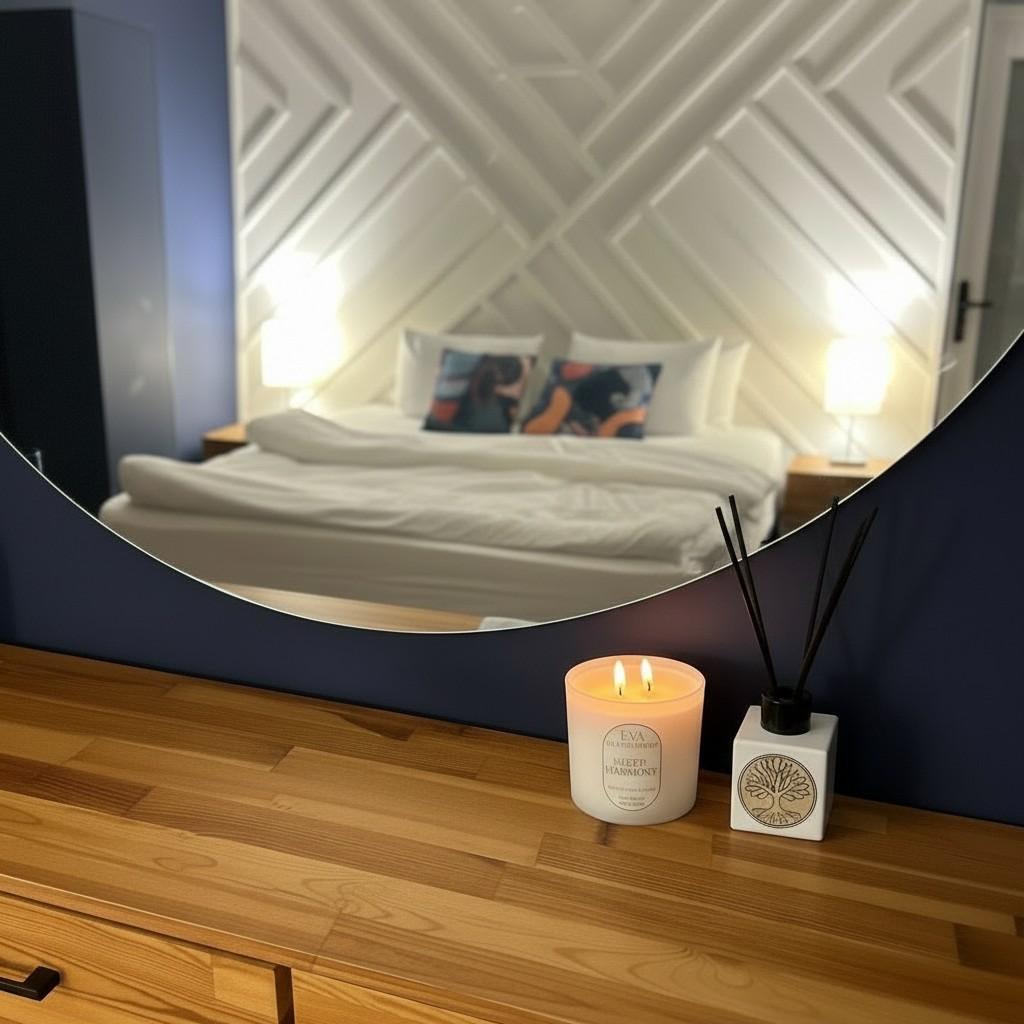 Earth Harmony Reed Diffuser & Glass Candle Set | Energy Fragrance Collection
