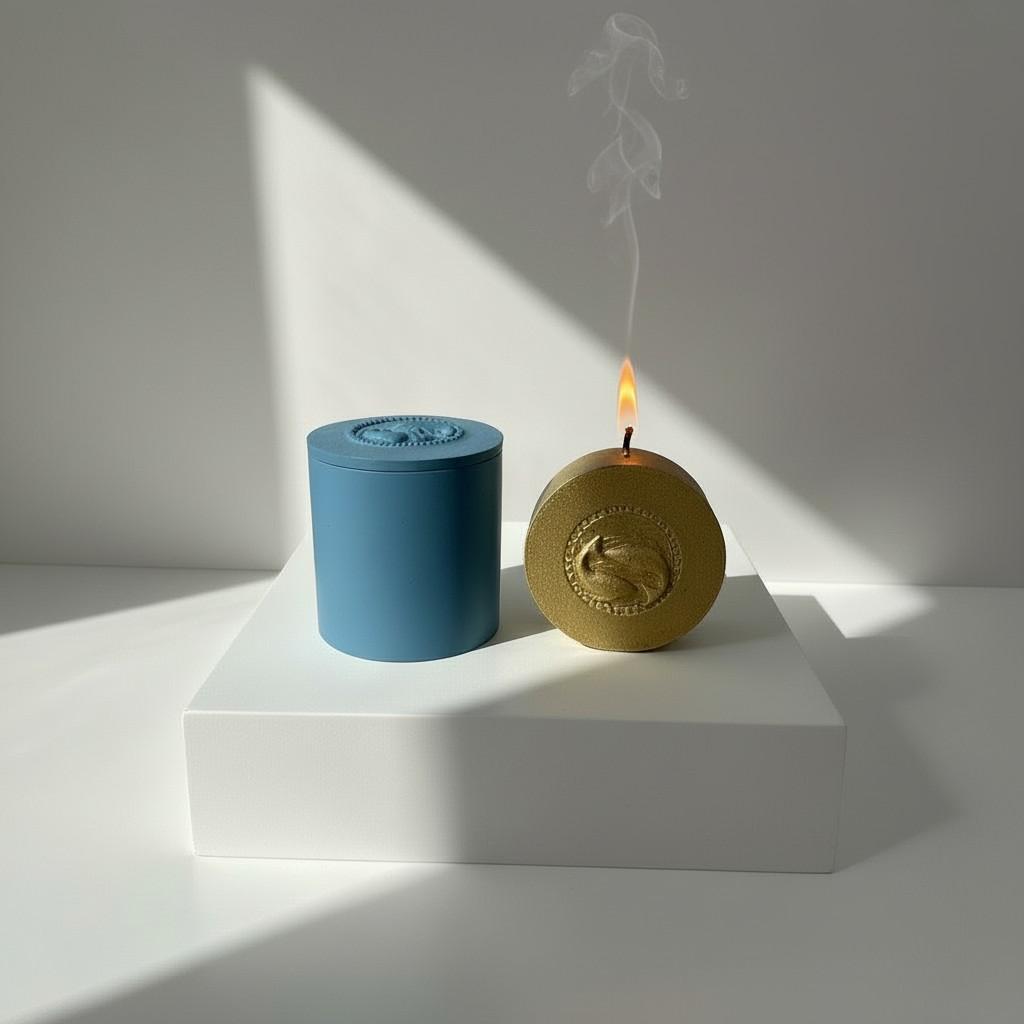 Pisces Zodiac Candle Set – Pisces Vessel with Energy Refill