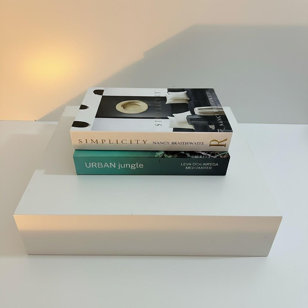 Luxury Decorative Book Box Set (2 Pieces) — Urban Jungle Interior Coffee Table Decor