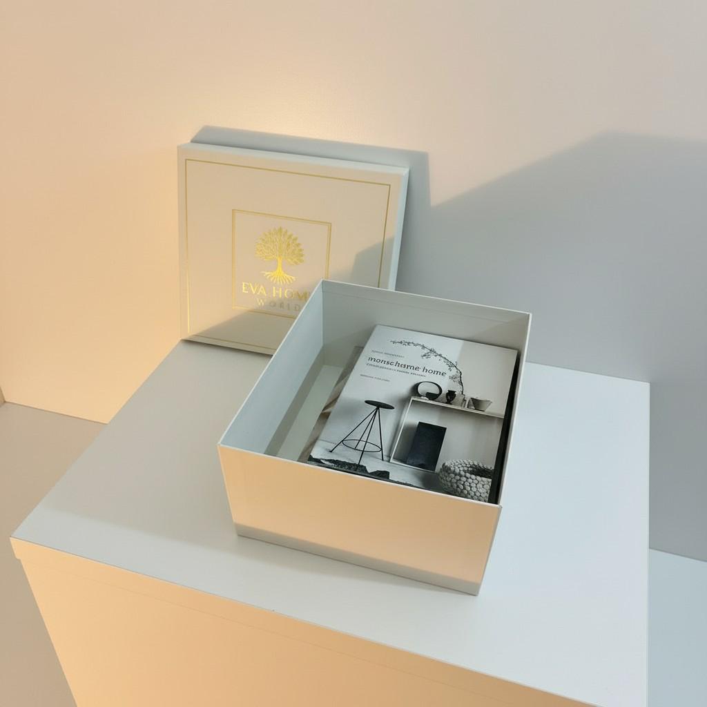 Luxury Decorative Book Box Set (2 Pieces) — Dior Inspired Coffee Table Storage Decor