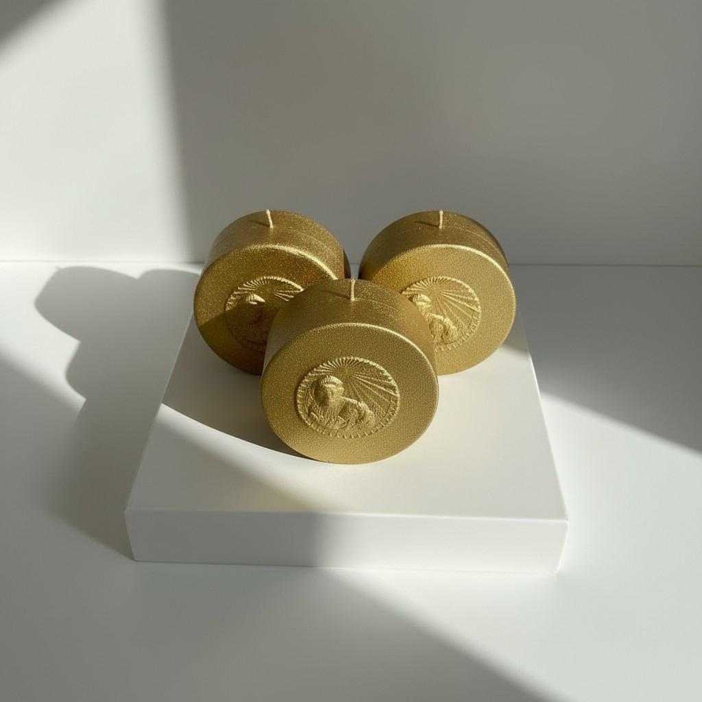 Leo Zodiac Energy Refill Set – Set of 3 Ritual Candle Refills