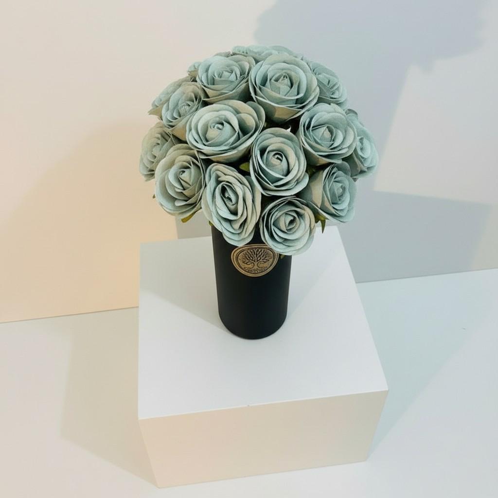 Royal Spice Tall Decorative Vase 10x25 — Luxury Ritual Interior Piece