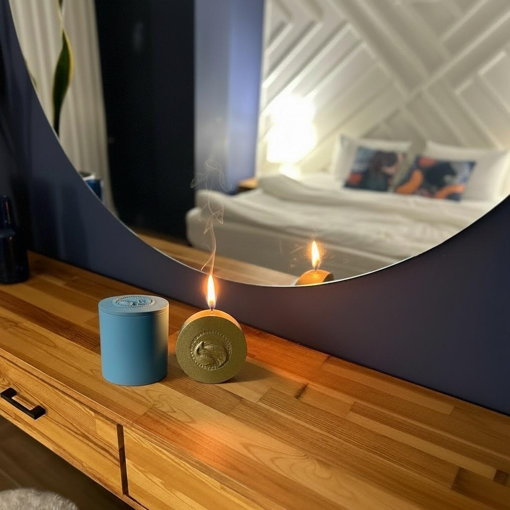 Pisces Zodiac Candle Set – Pisces Vessel with Energy Refill