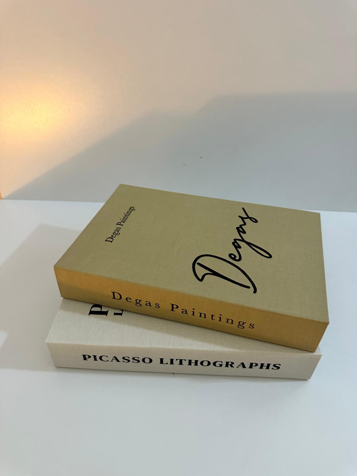 Luxury Decorative Book Box Set — Picasso & Degas — Artistic Coffee Table Decor